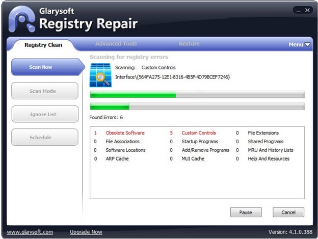 glarysoft registry repair license code